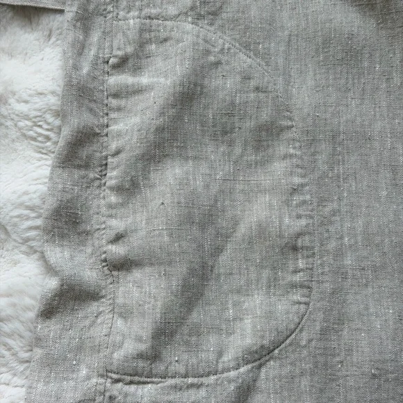 SEПSEI Heavy Linen Oversized Cabincore Rustic Maxi Kimono/Robe-Made in Italy